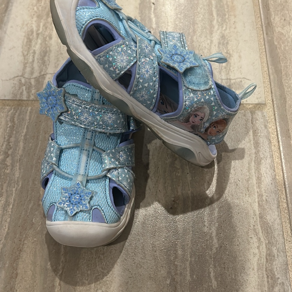 Disney Frozen Light Blue Kids Sandals